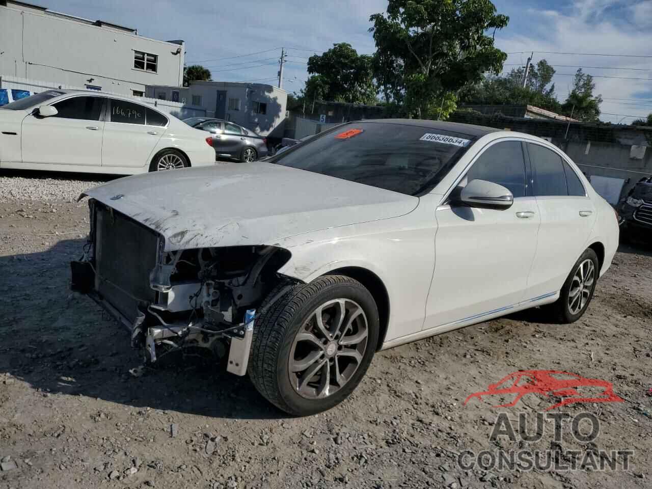 MERCEDES-BENZ C-CLASS 2017 - 55SWF4KB4HU191562
