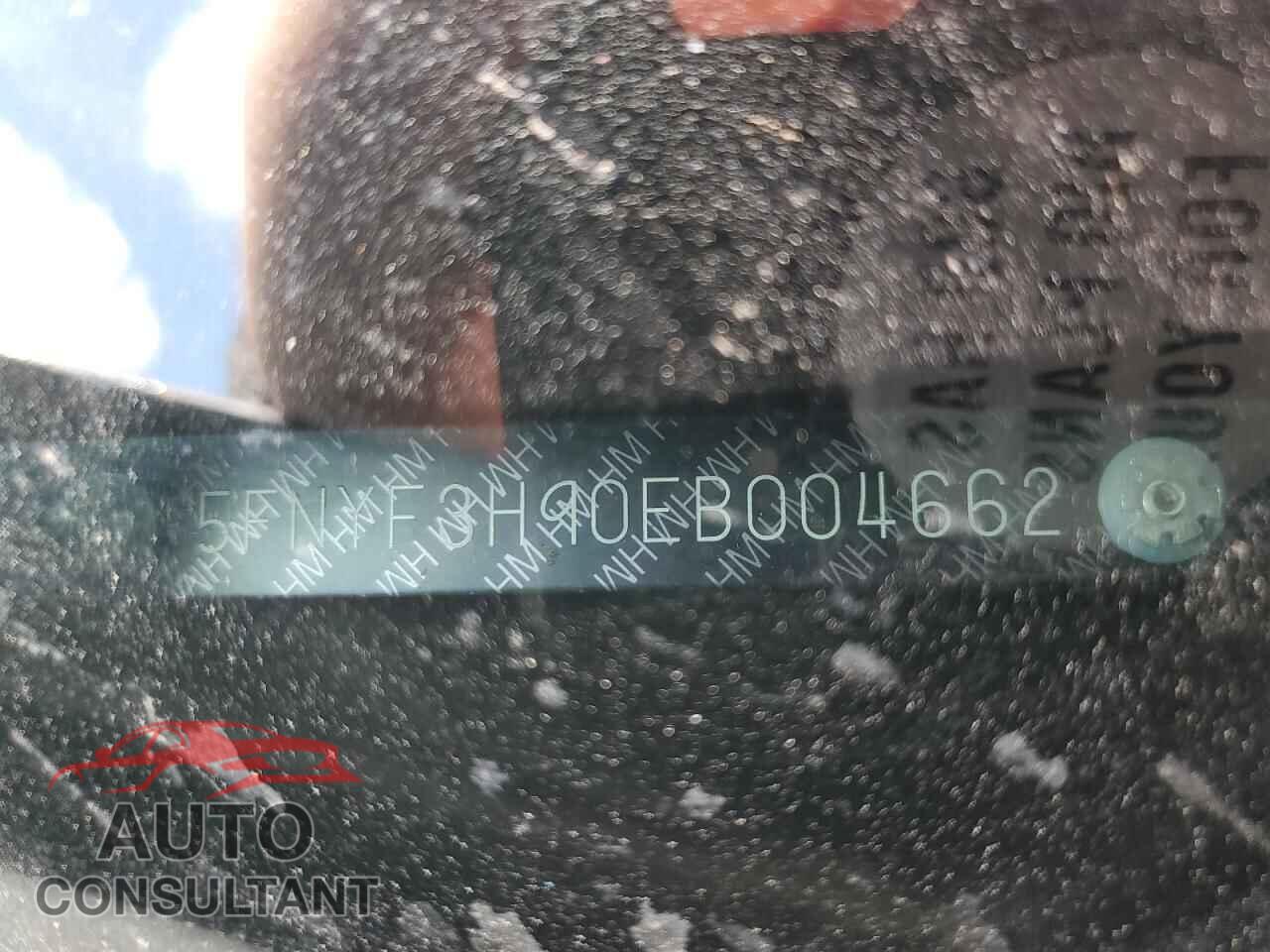 HONDA PILOT 2014 - 5FNYF3H90EB004662