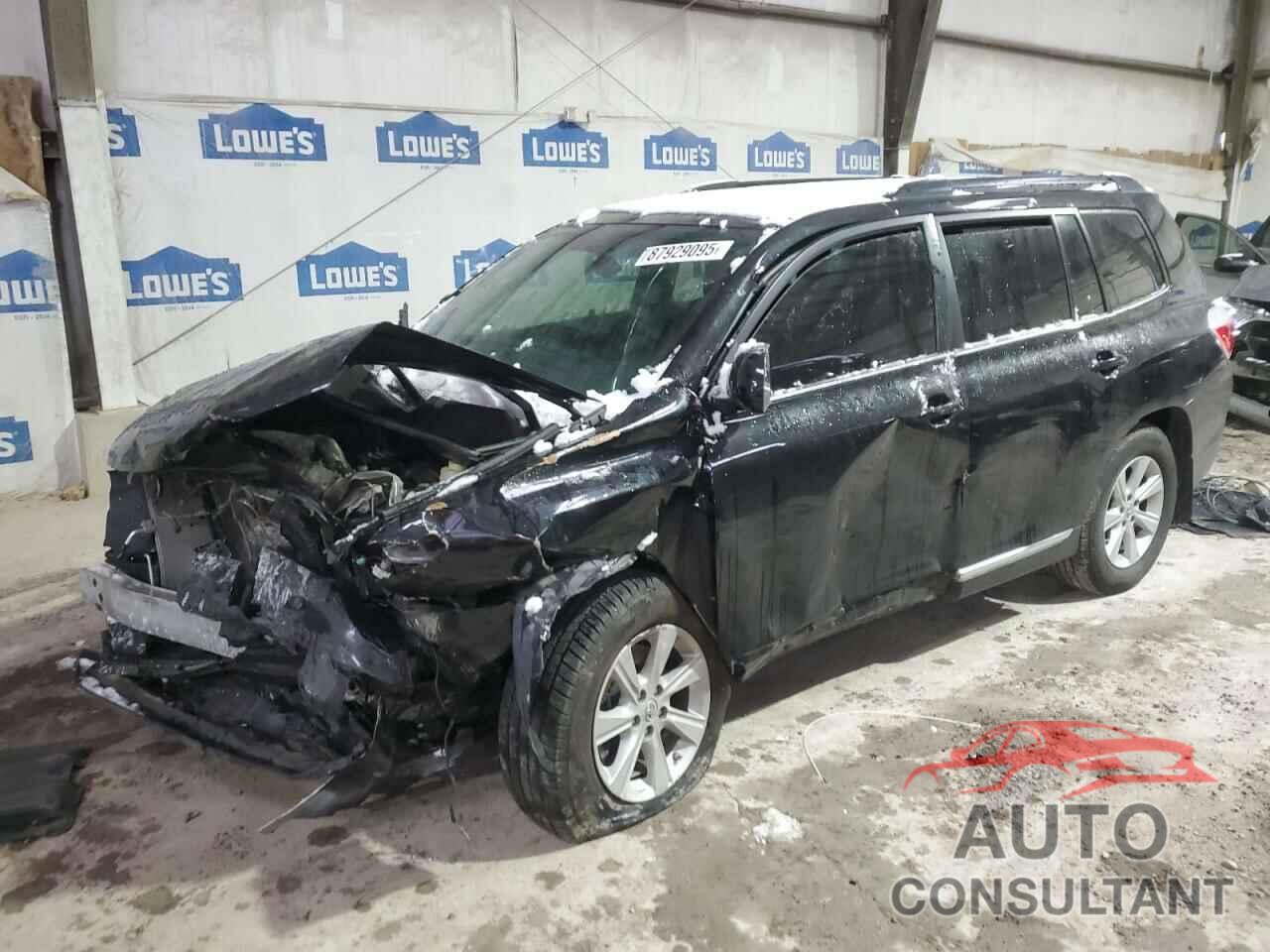 TOYOTA HIGHLANDER 2012 - 5TDZK3EH9CS086038