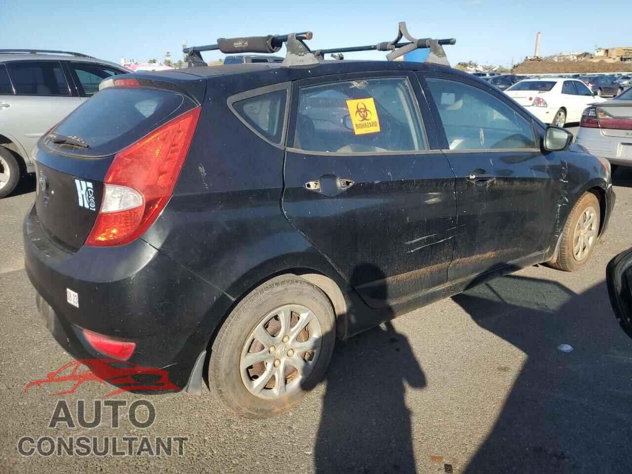 HYUNDAI ACCENT 2013 - KMHCT5AE9DU098404