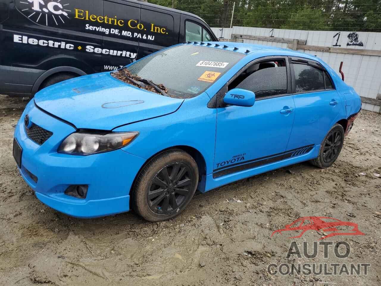 TOYOTA COROLLA 2010 - 2T1BU4EE6AC191522