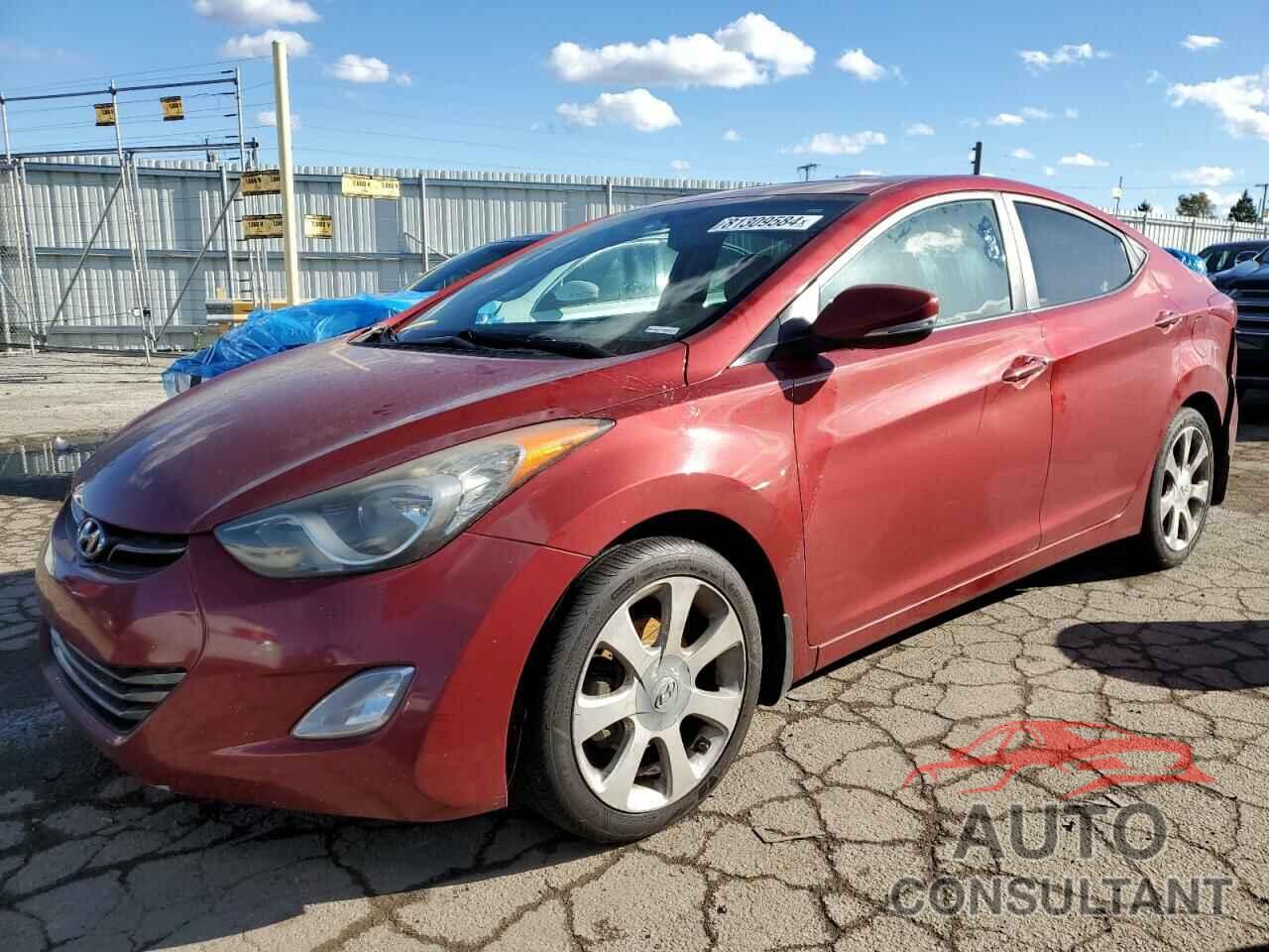 HYUNDAI ELANTRA 2013 - KMHDH4AE0DU671979