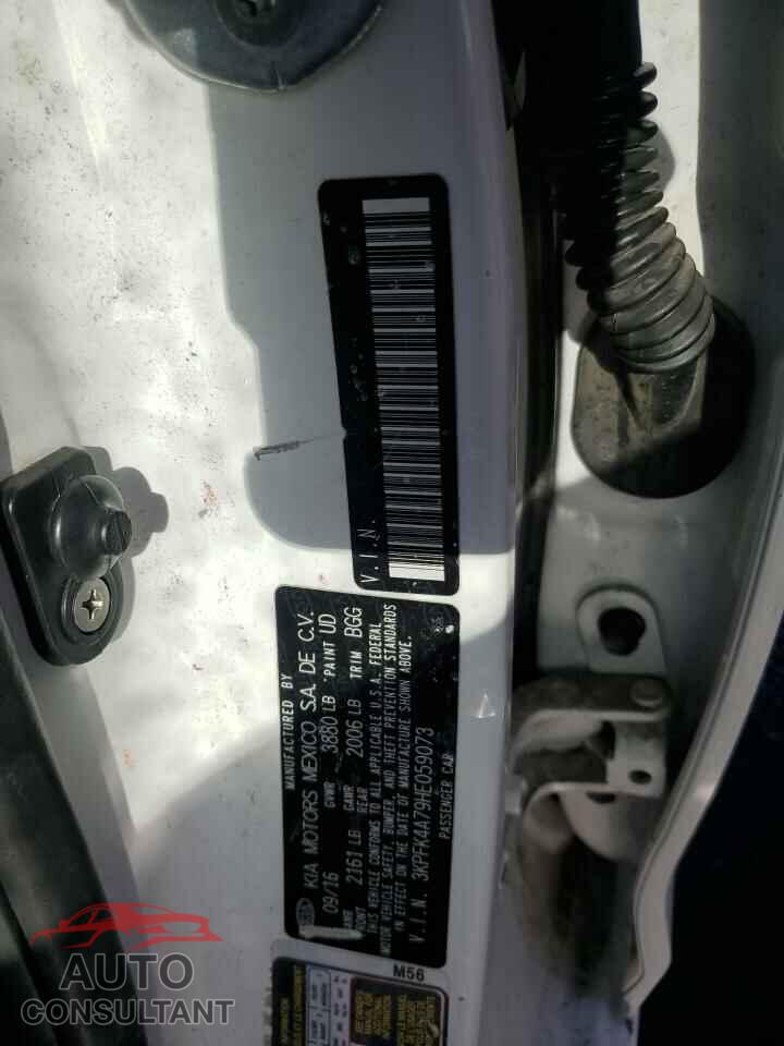 KIA FORTE 2017 - 3KPFK4A79HE059073