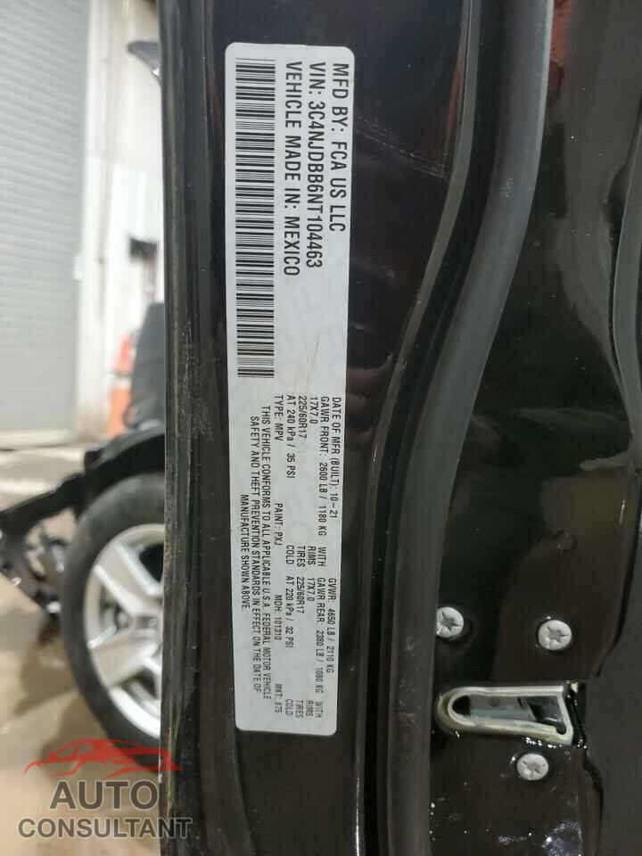 JEEP COMPASS 2022 - 3C4NJDBB6NT104463