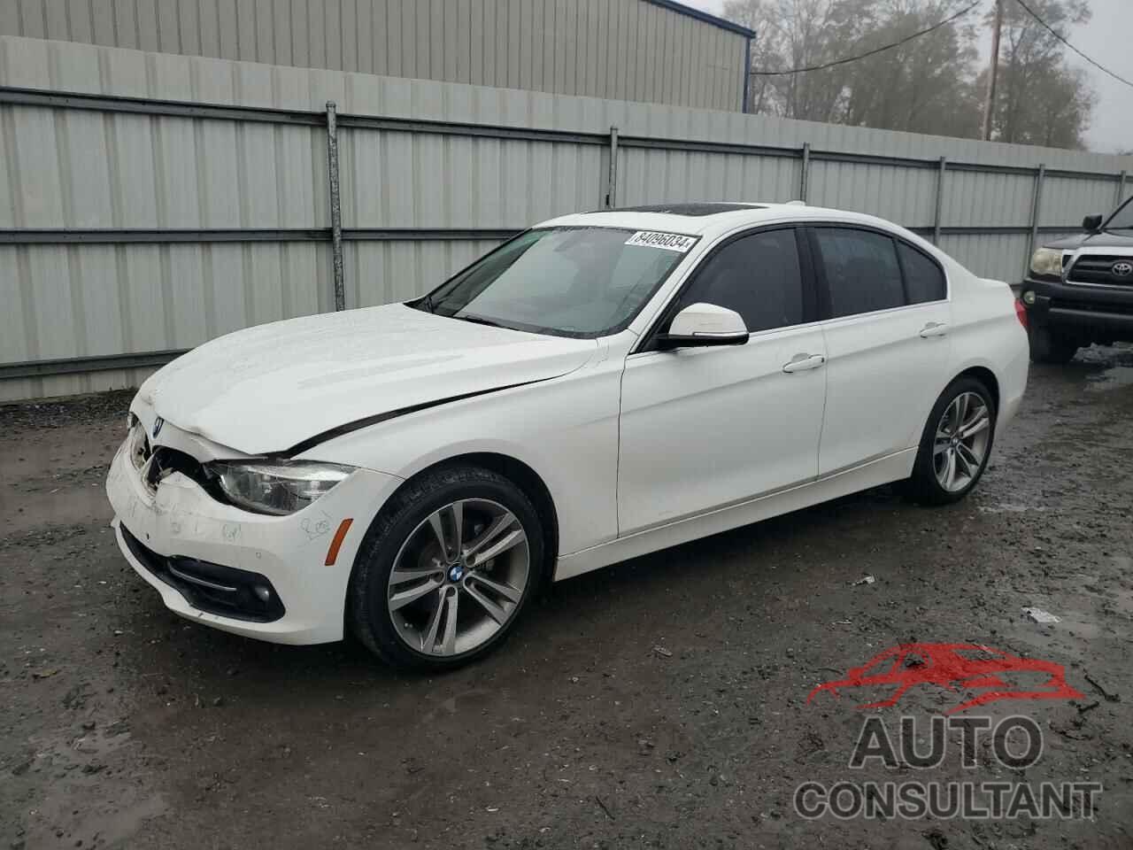 BMW 3 SERIES 2017 - WBA8B9G31HNU54030