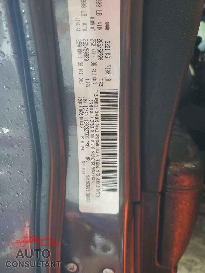 DODGE DURANGO 2015 - 1C4SDHCT8FC927336