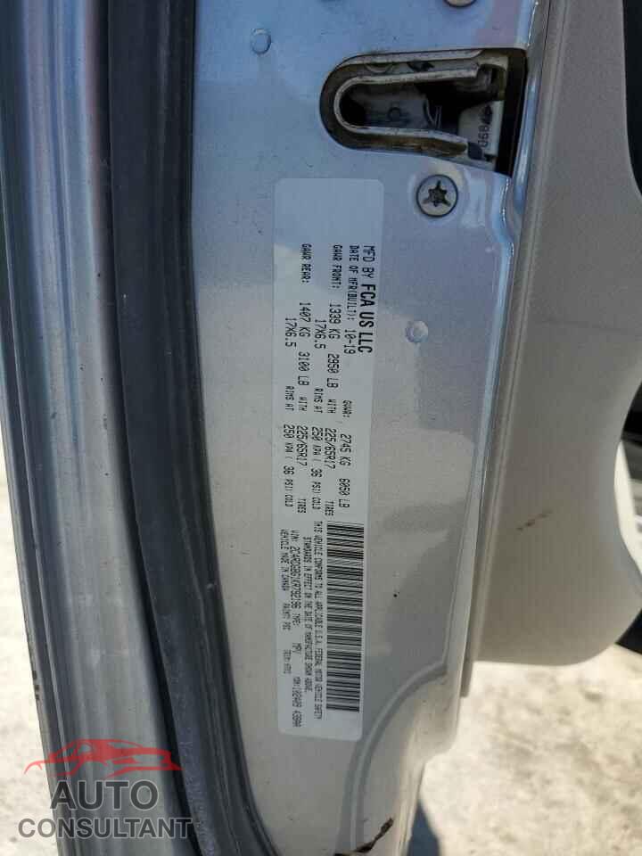 DODGE CARAVAN 2019 - 2C4RDGBG1KR792196
