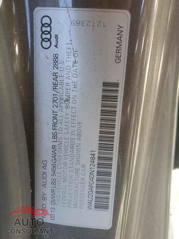 AUDI A7 2013 - WAU2GAFC4DN124841