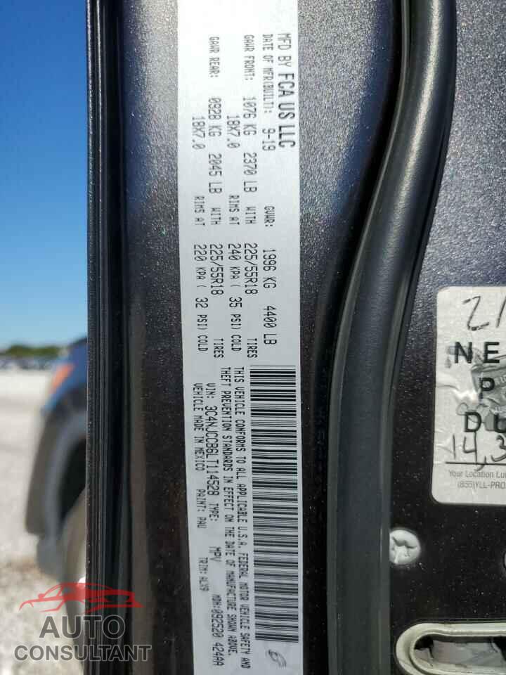 JEEP COMPASS 2020 - 3C4NJCCB6LT114528