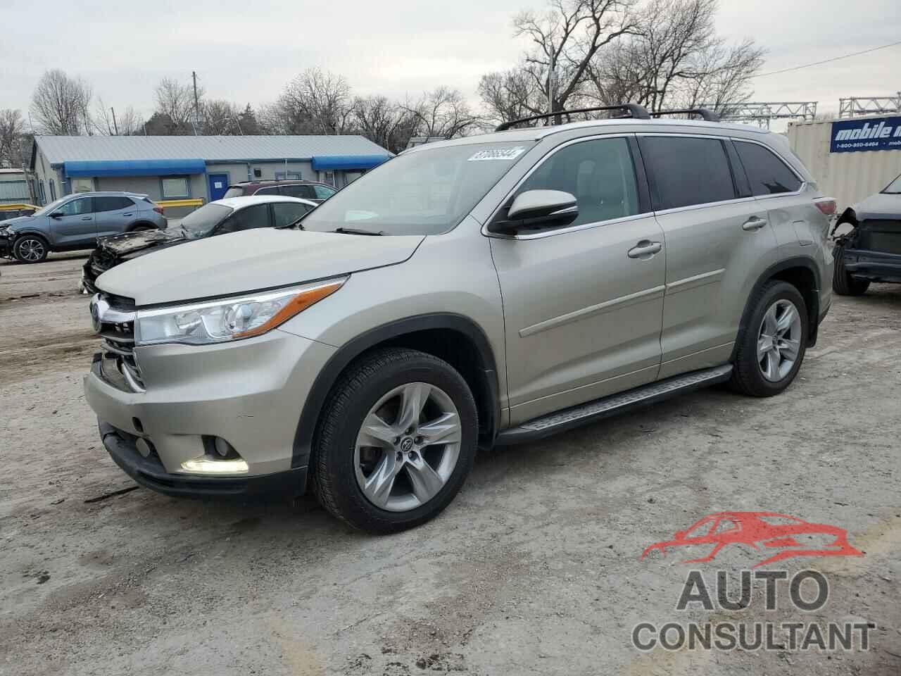 TOYOTA HIGHLANDER 2016 - 5TDDKRFH9GS273572