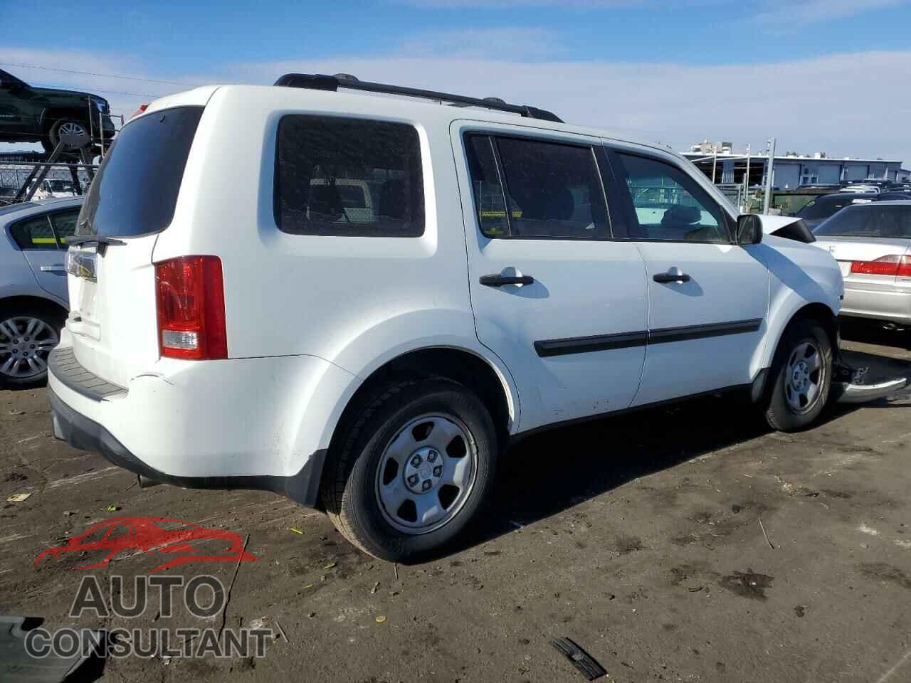 HONDA PILOT 2013 - 5FNYF3H23DB040699