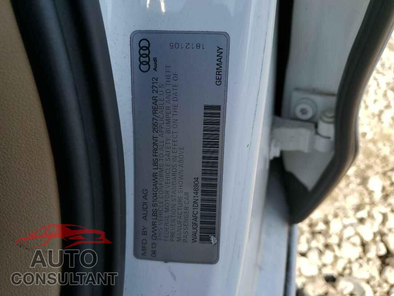 AUDI A6 2013 - WAUGFAFC1DN146904