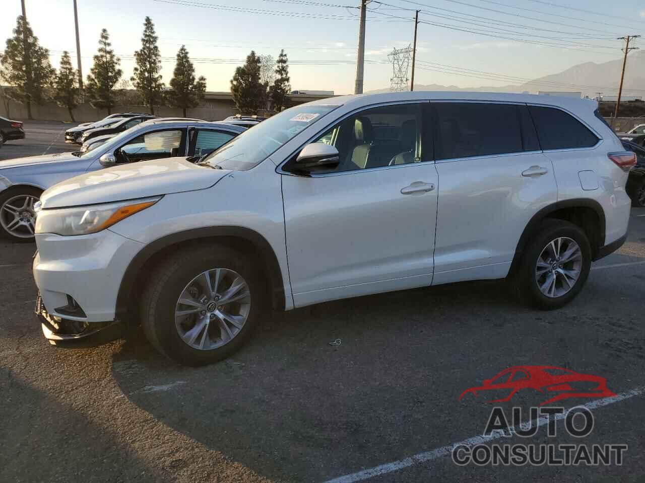 TOYOTA HIGHLANDER 2016 - 5TDZKRFH2GS163680