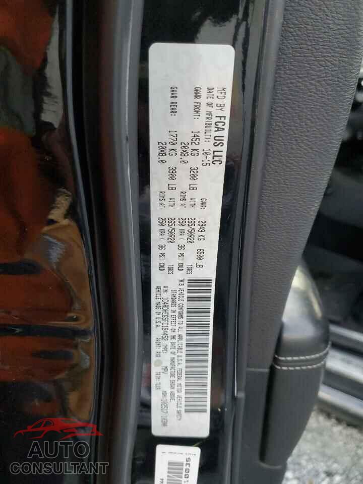 DODGE DURANGO 2015 - 1C4RDHEG5FC194452