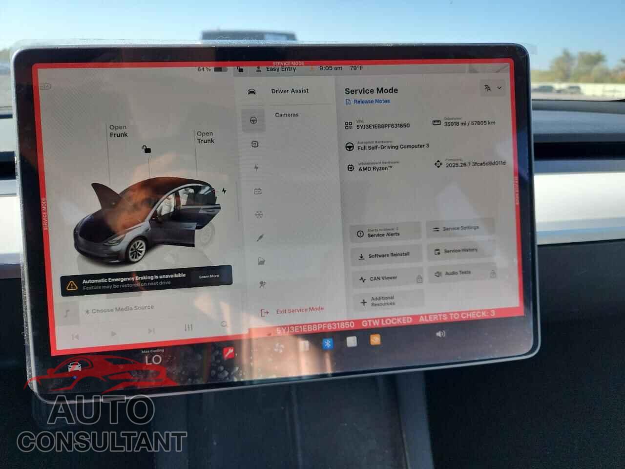 TESLA MODEL 3 2023 - 5YJ3E1EB8PF631850