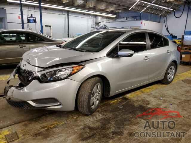 KIA FORTE 2016 - KNAFK4A66G5613538