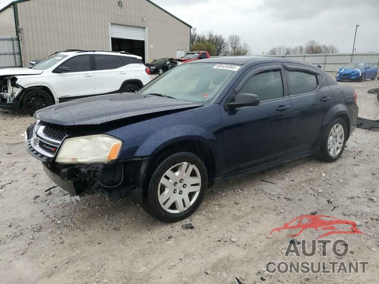 DODGE AVENGER 2013 - 1C3CDZAB0DN753482