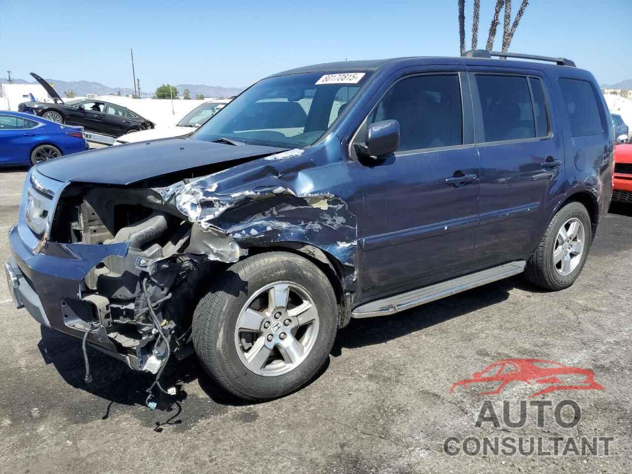 HONDA PILOT 2009 - 5FNYF38579B006914