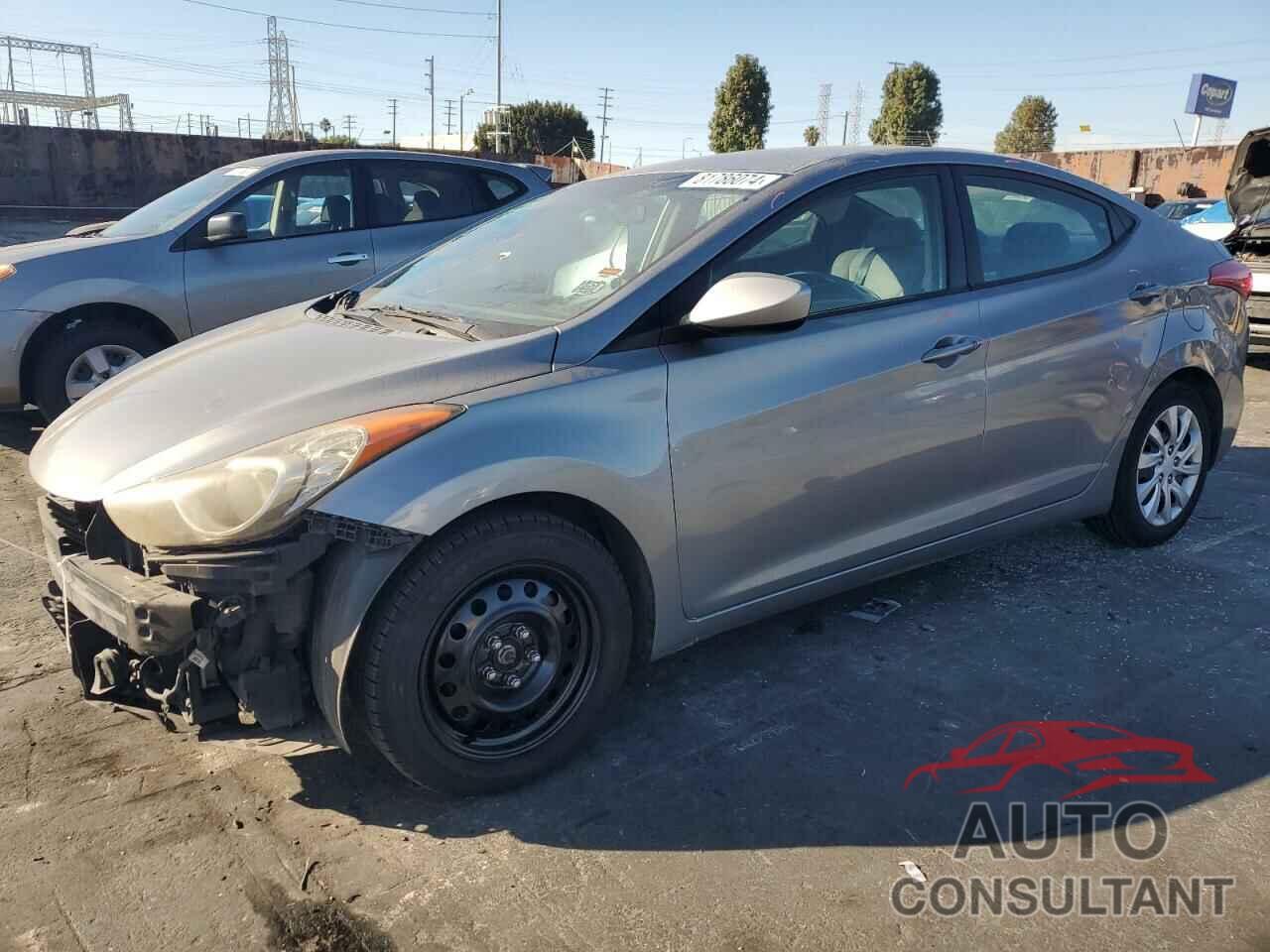 HYUNDAI ELANTRA 2012 - KMHDH4AE3CU447166