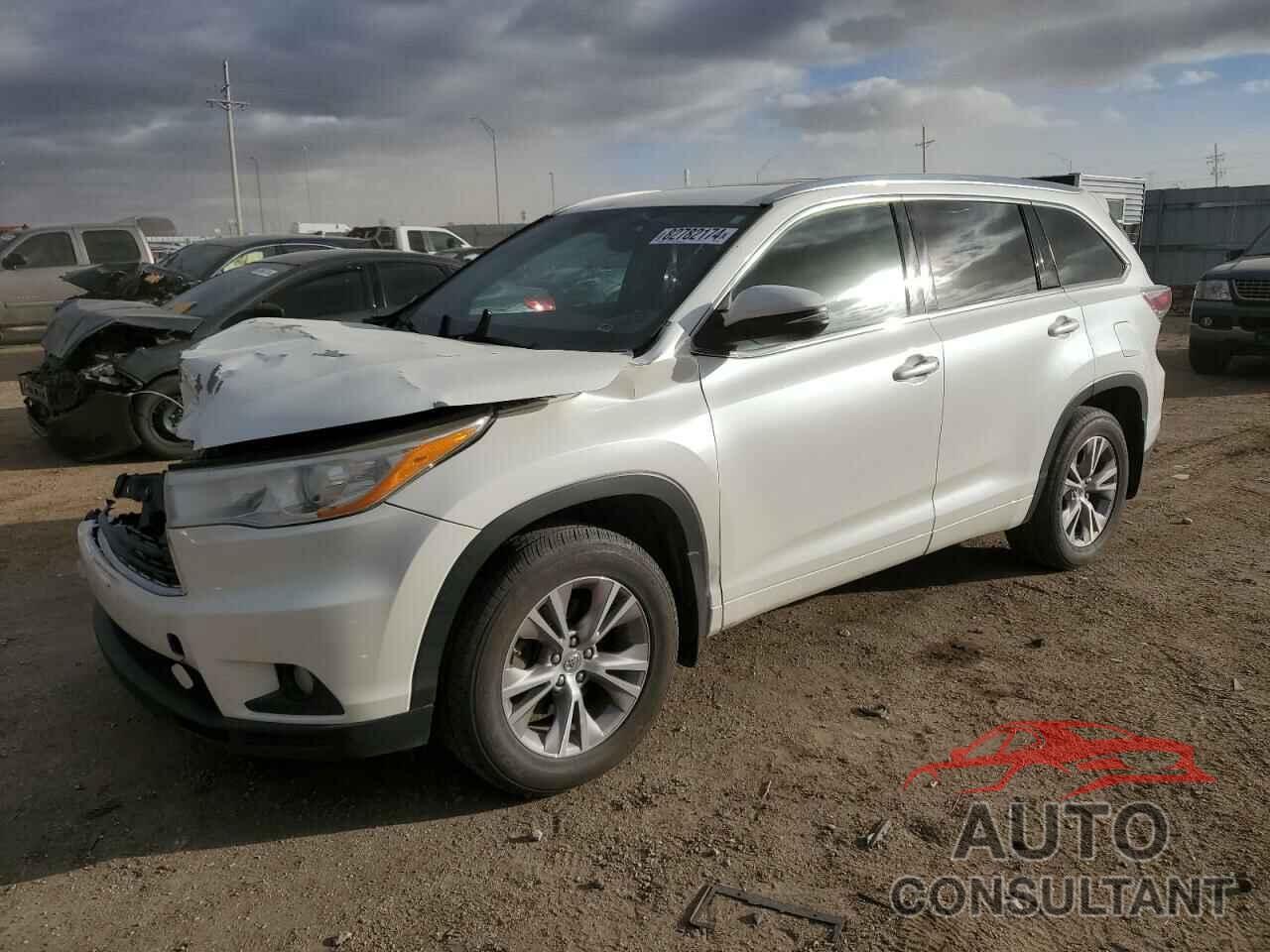 TOYOTA HIGHLANDER 2014 - 5TDJKRFH2ES062083