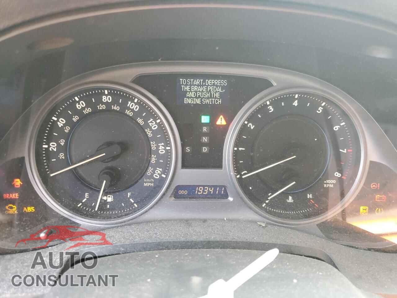 LEXUS IS 2010 - JTHCF5C20A5039101