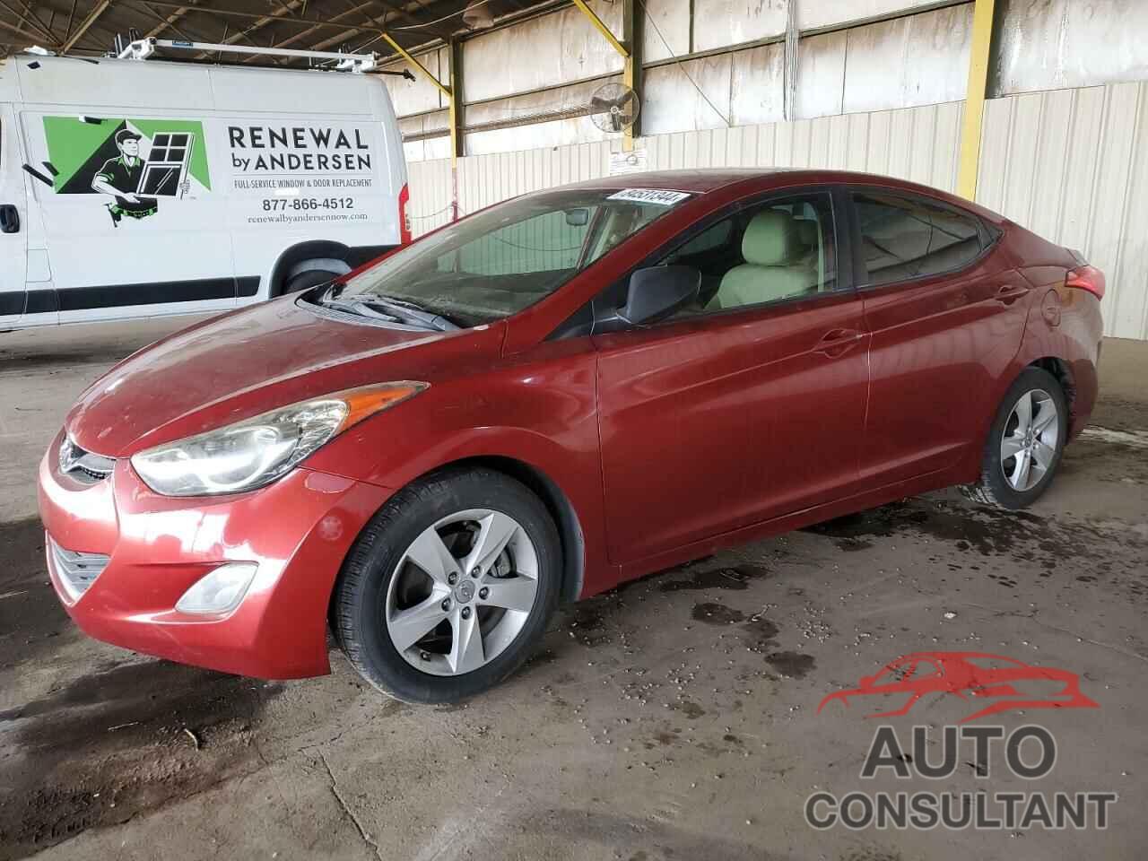 HYUNDAI ELANTRA 2012 - KMHDH4AE9CU254794