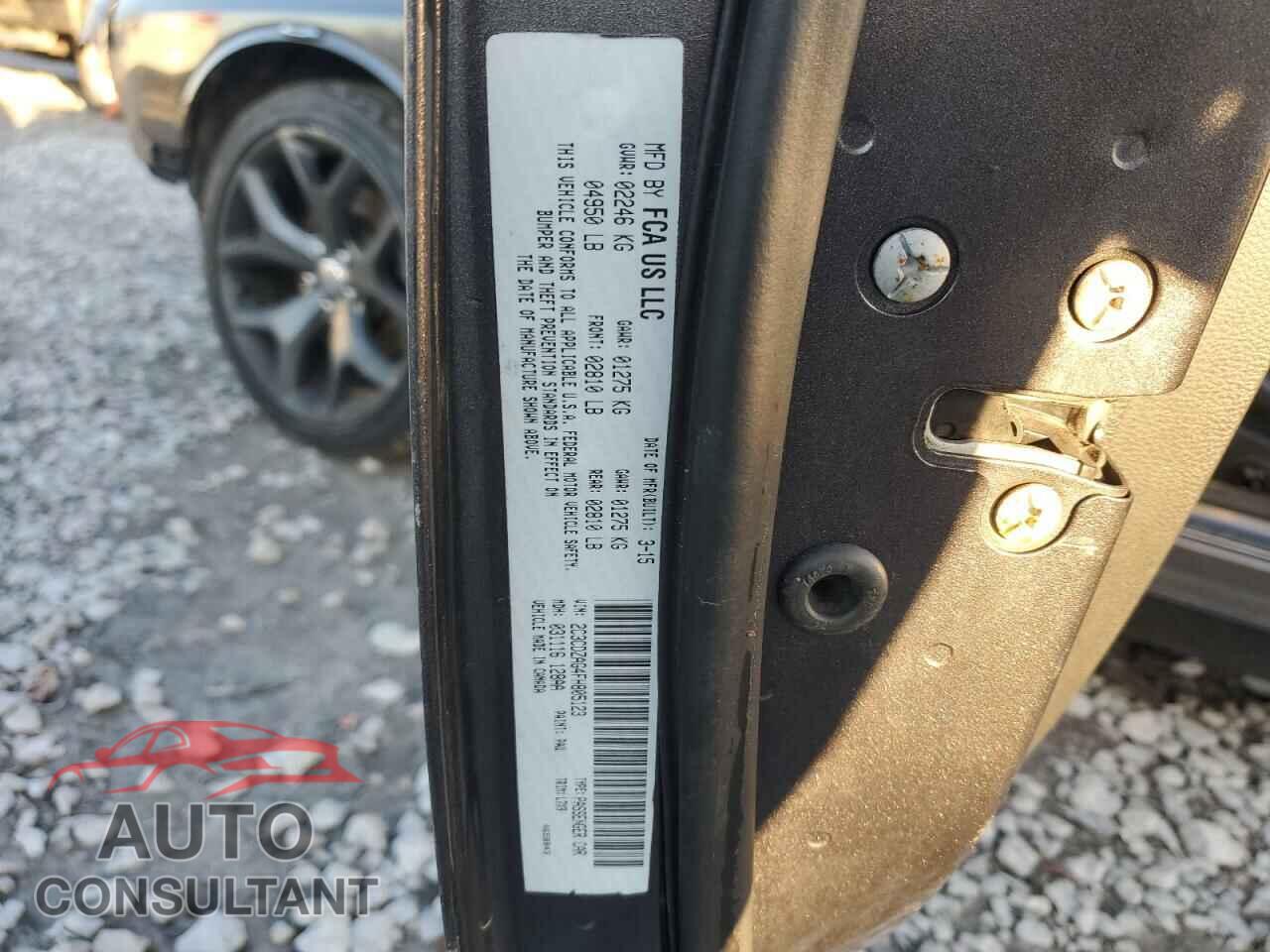 DODGE CHALLENGER 2015 - 2C3CDZAG4FH805123
