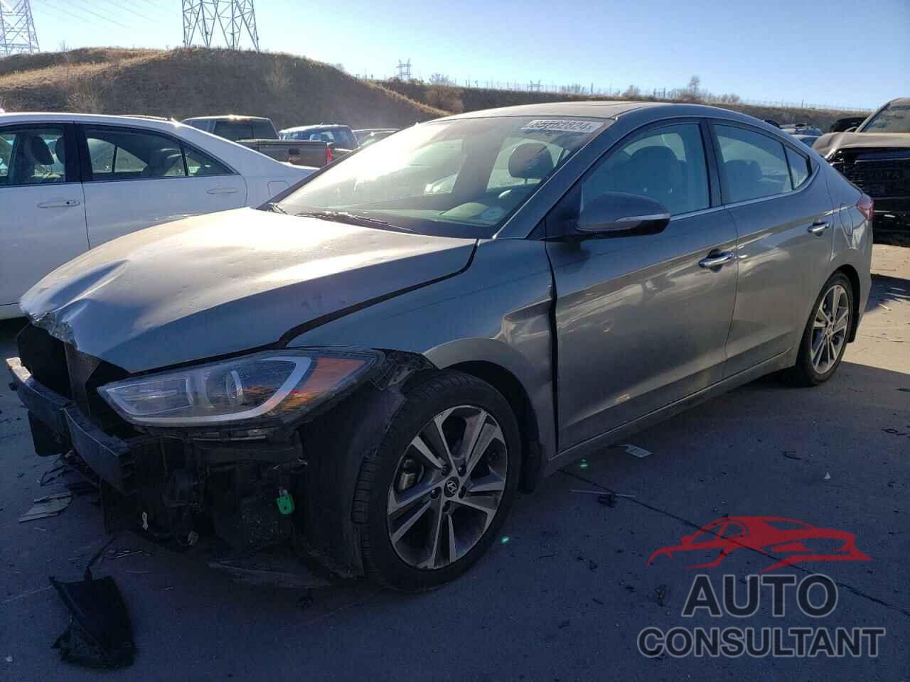 HYUNDAI ELANTRA 2017 - KMHD84LF3HU293085