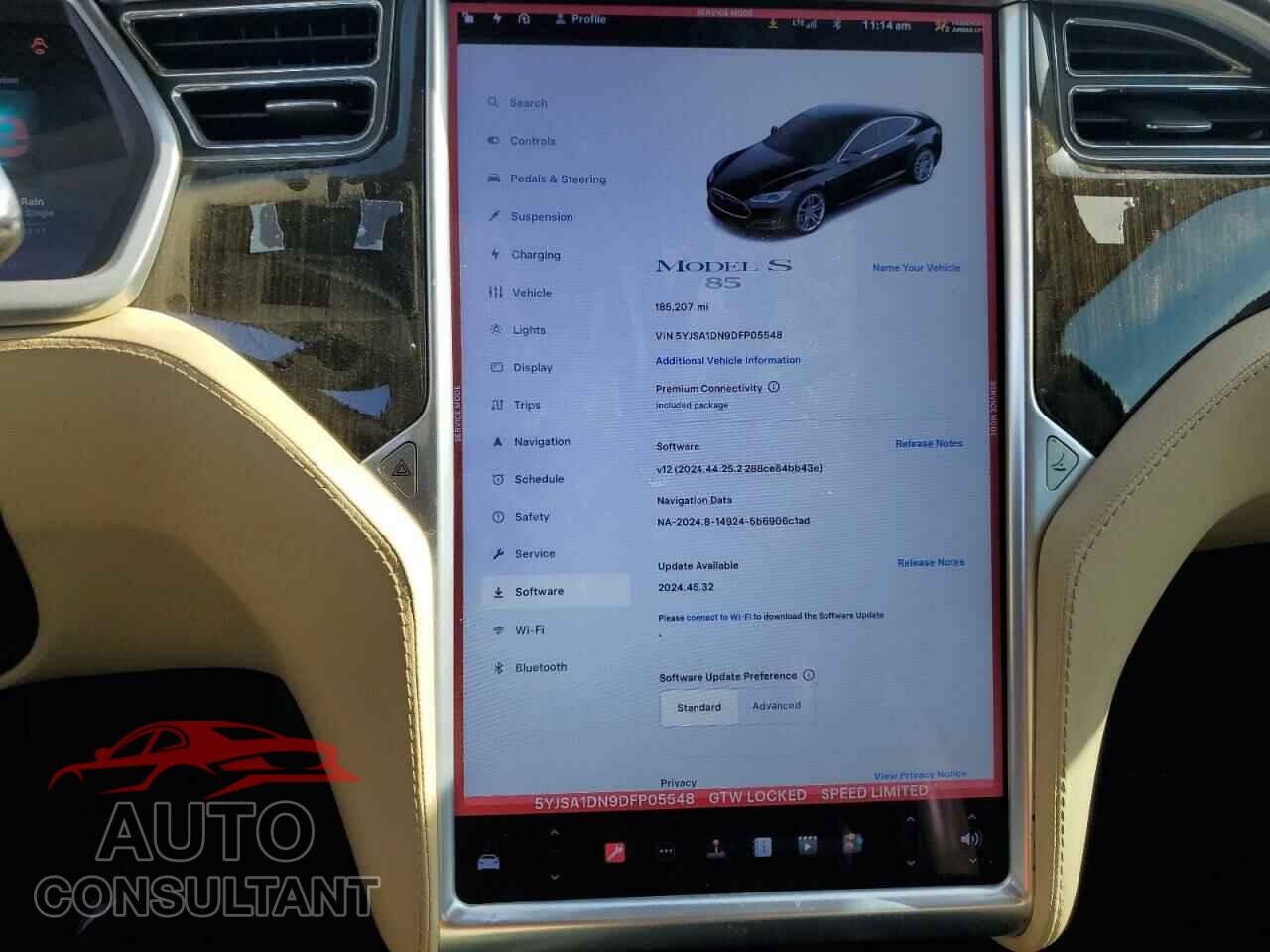 TESLA MODEL S 2013 - 5YJSA1DN9DFP05548