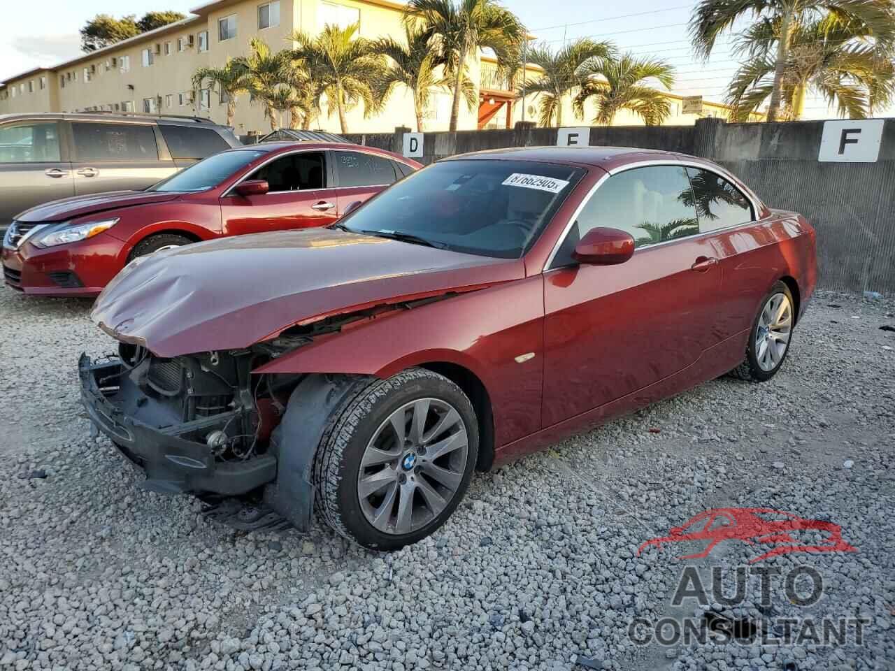 BMW 3 SERIES 2012 - WBADW3C57CE822453