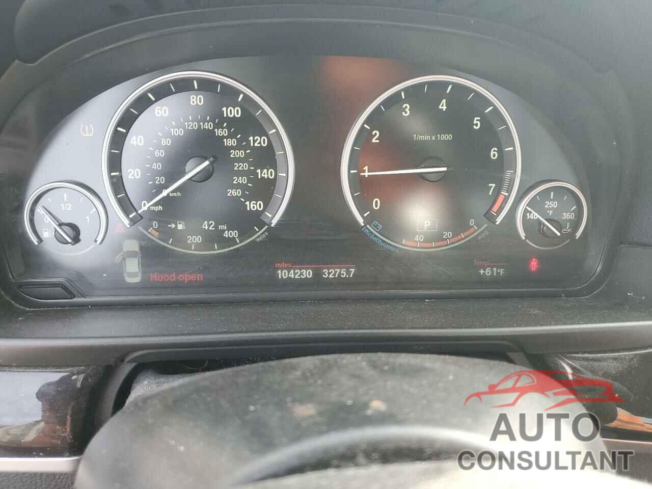 BMW 5 SERIES 2016 - WBA5A5C52GG352325