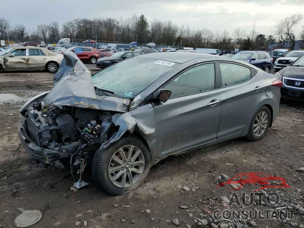 HYUNDAI ELANTRA 2014 - 5NPDH4AE5EH510172