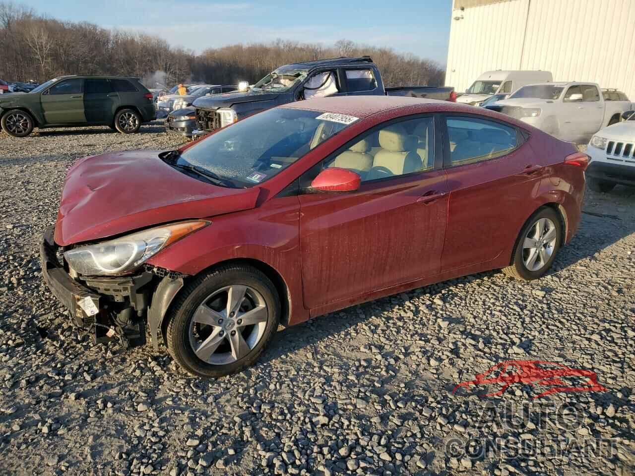 HYUNDAI ELANTRA 2011 - KMHDH4AE0BU151195
