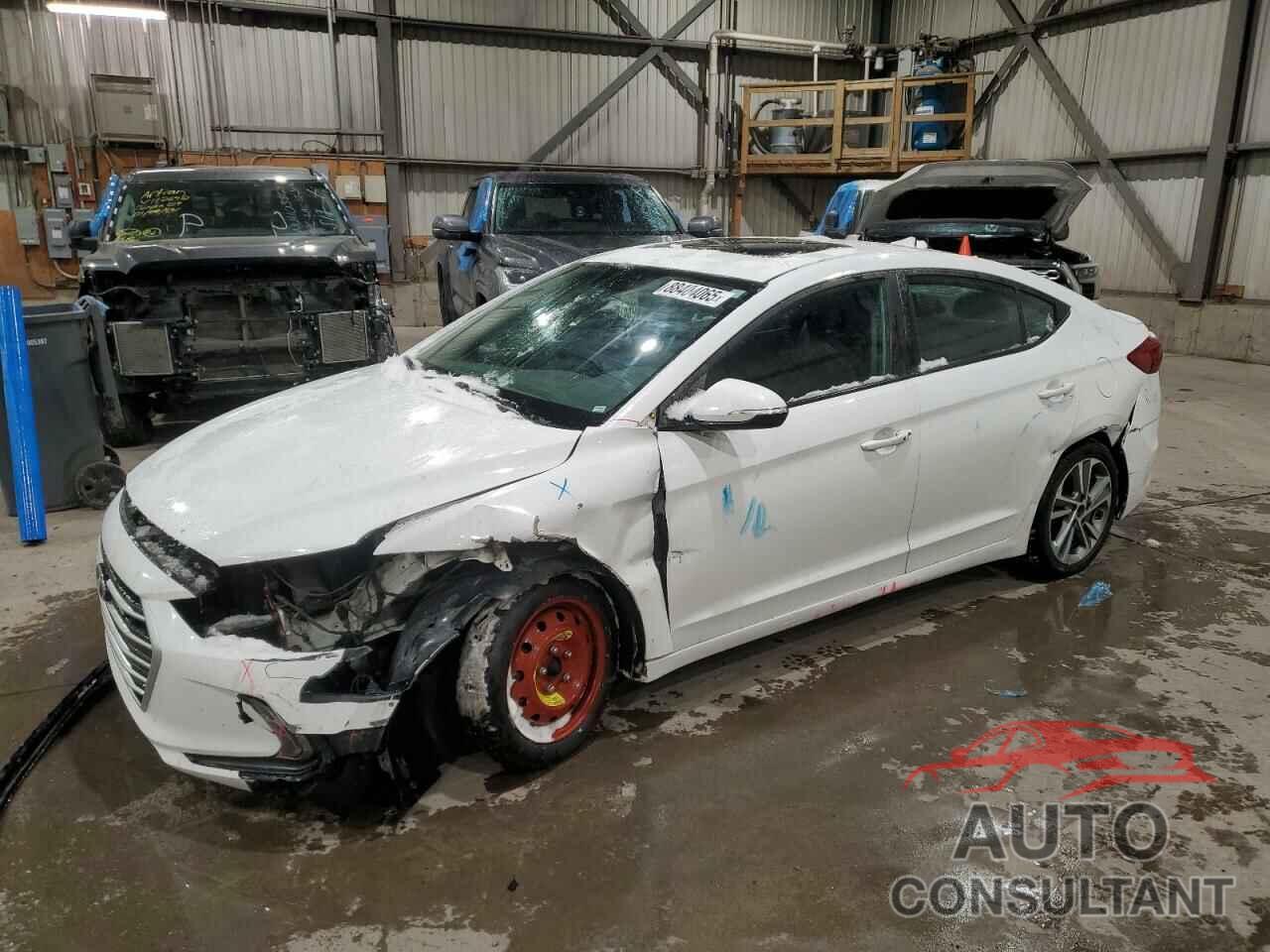 HYUNDAI ELANTRA 2017 - KMHD84LF5HU175233