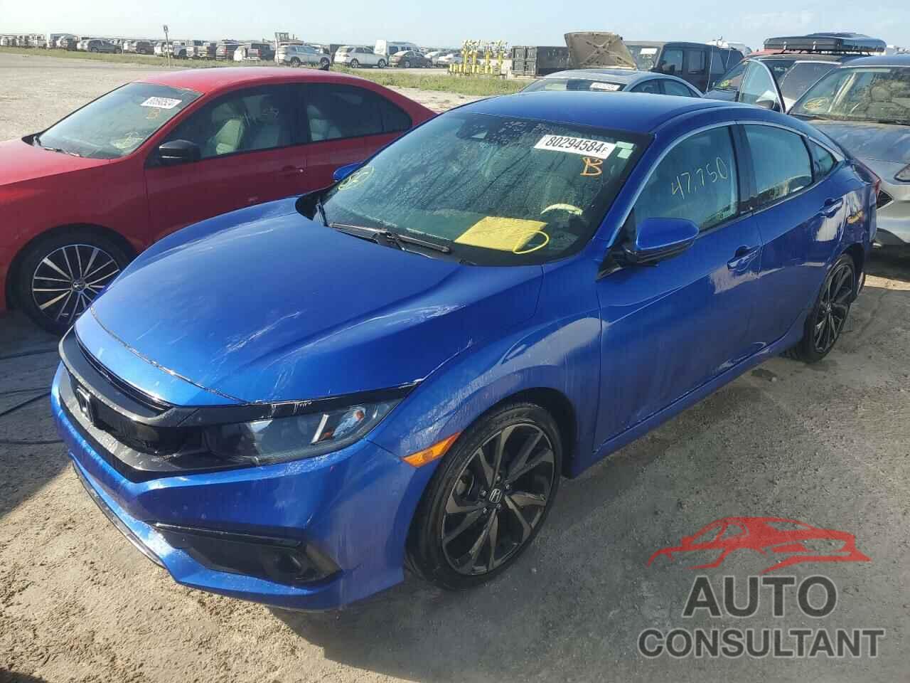 HONDA CIVIC 2020 - 2HGFC2F89LH584085