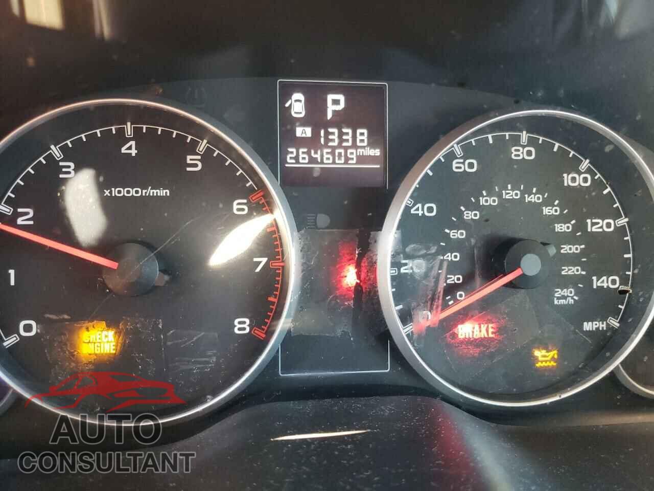 SUBARU LEGACY 2013 - 4S3BMBA60D3007837