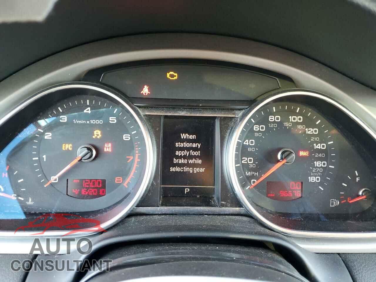 AUDI Q7 2011 - WA1DGBFE0BD008066