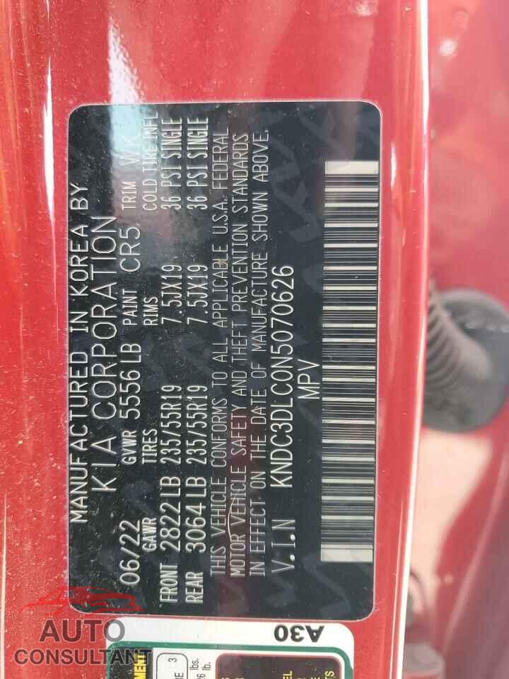KIA EV6 LIGHT 2022 - KNDC3DLC0N5070626