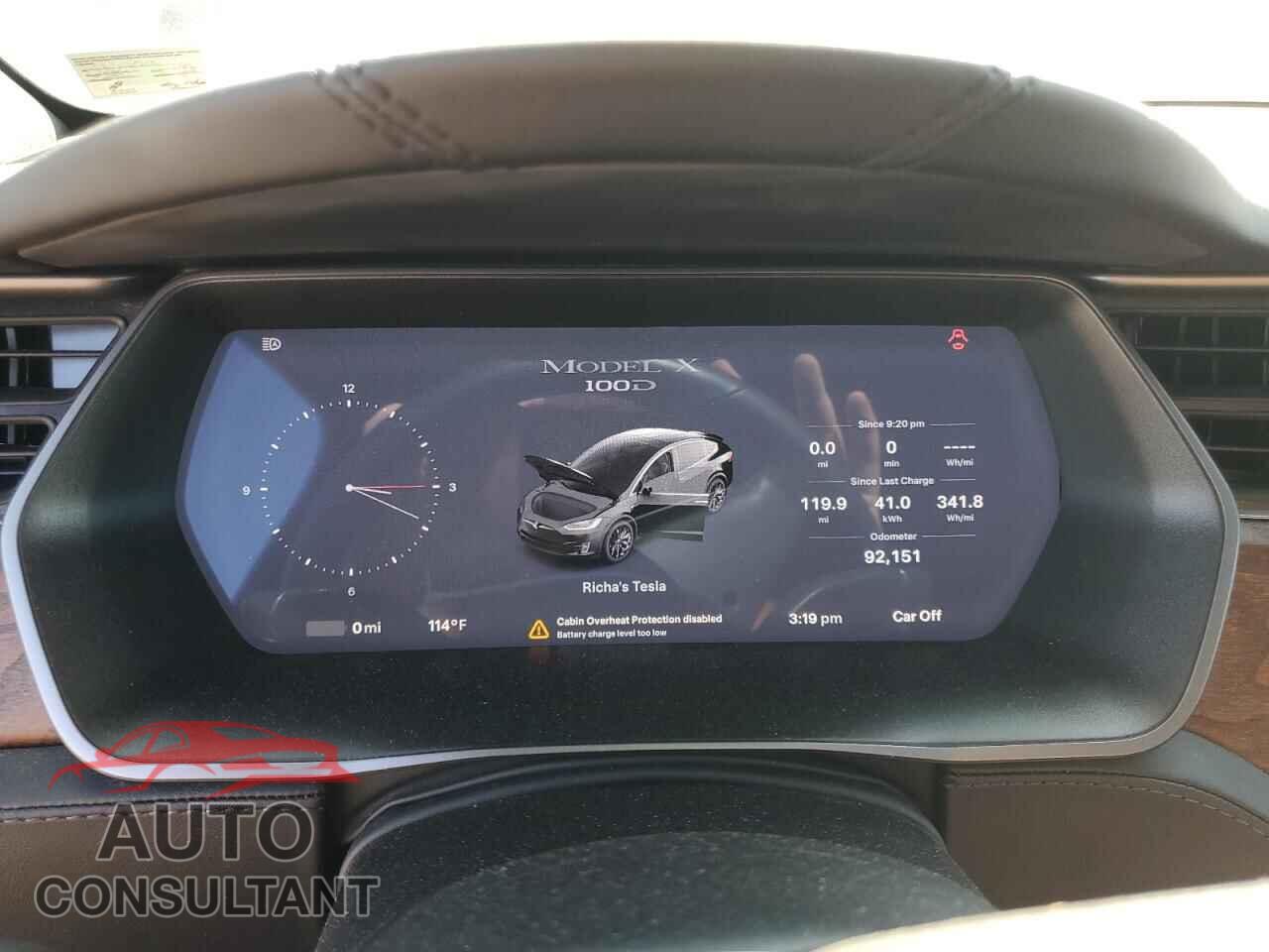 TESLA MODEL X 2018 - 5YJXCDE25JF121990