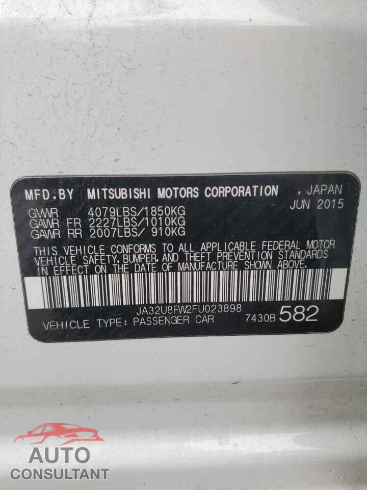 MITSUBISHI LANCER 2015 - JA32U8FW2FU023898