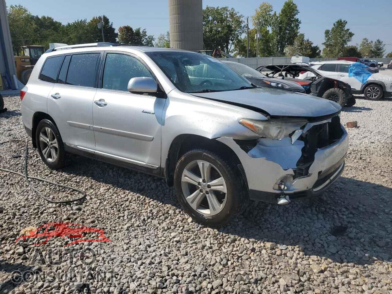 TOYOTA HIGHLANDER 2012 - 5TDDK3EH0CS156746