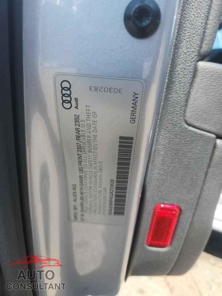 AUDI A4 2018 - WAULMAF40JA233628