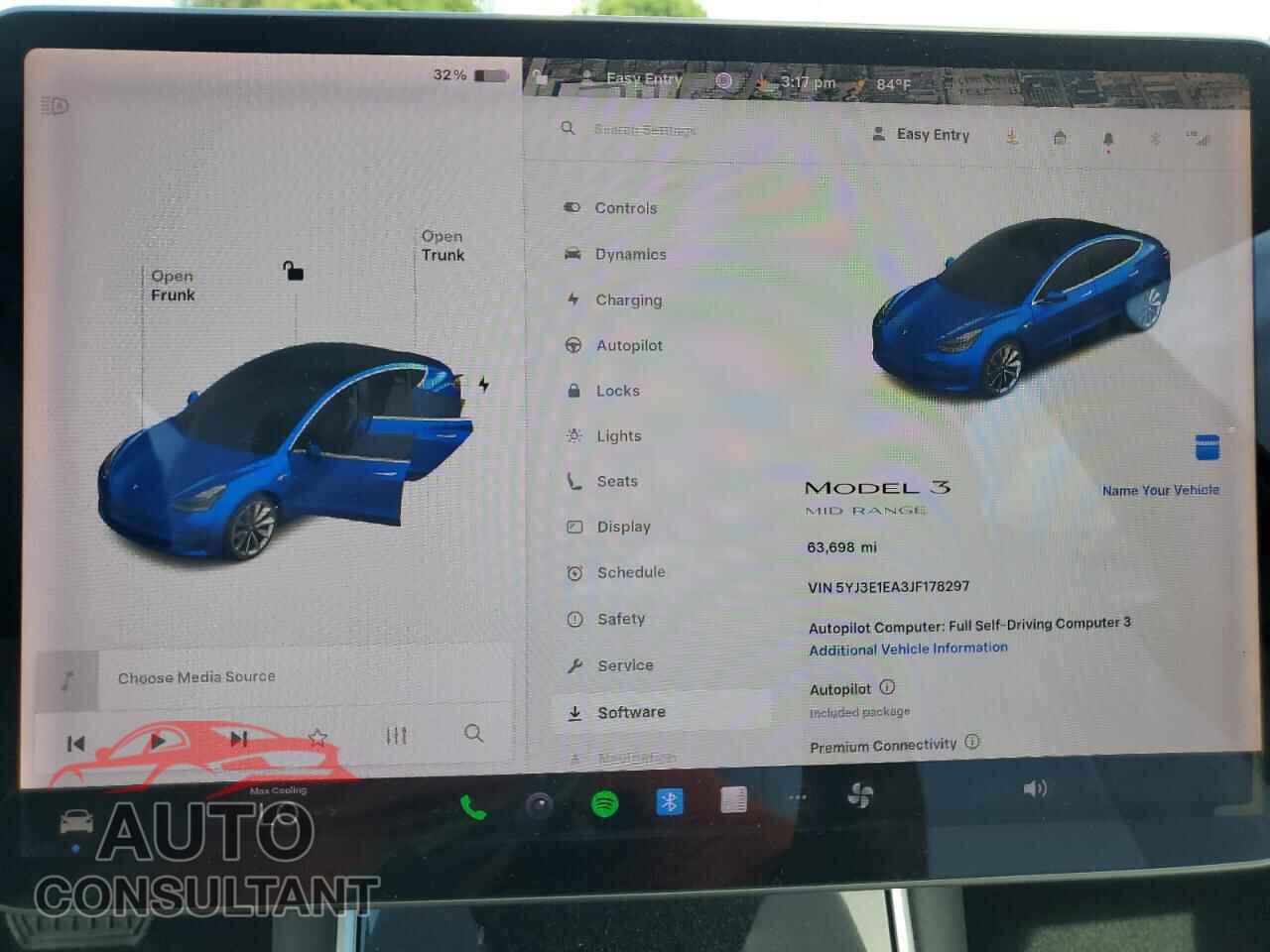 TESLA MODEL 3 2018 - 5YJ3E1EA3JF178297