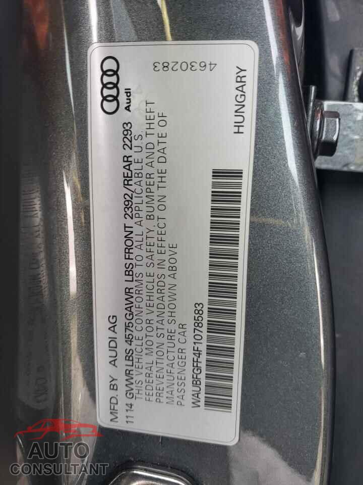 AUDI A3 2015 - WAUBFGFF4F1078583