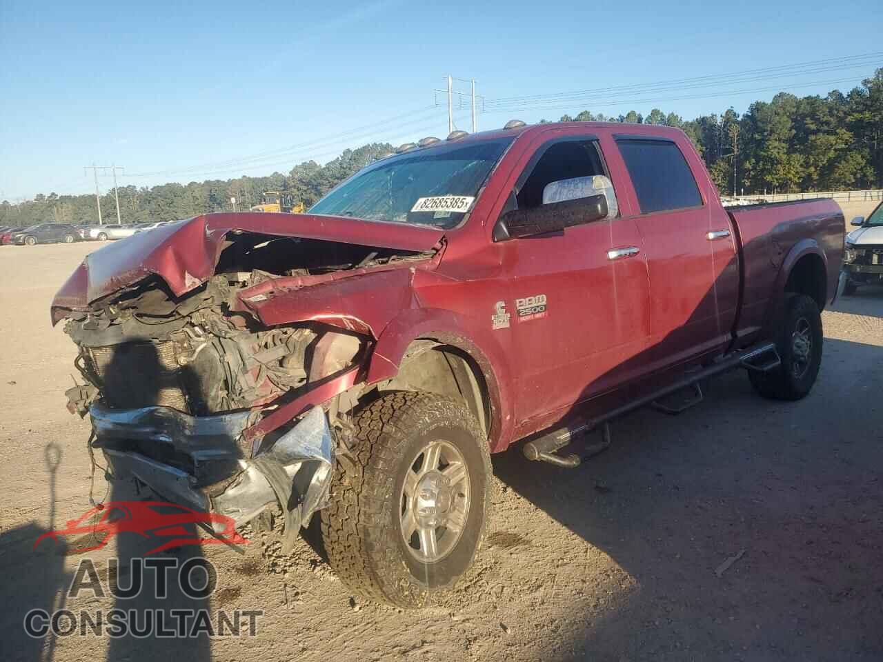DODGE RAM 2500 2012 - 3C6UD5FL6CG316286