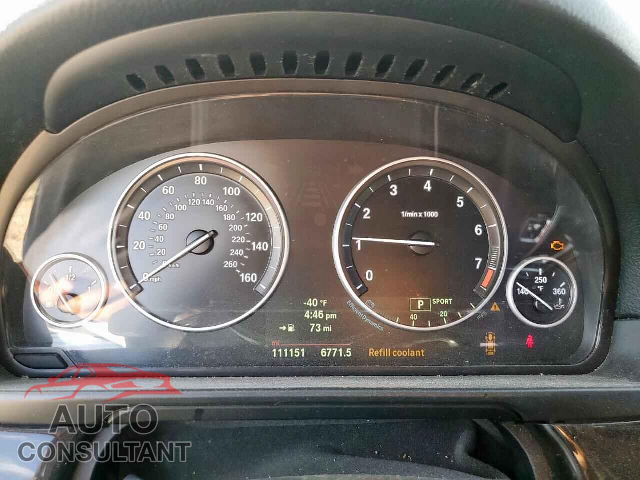 BMW 5 SERIES 2014 - WBA5A7C57ED613099