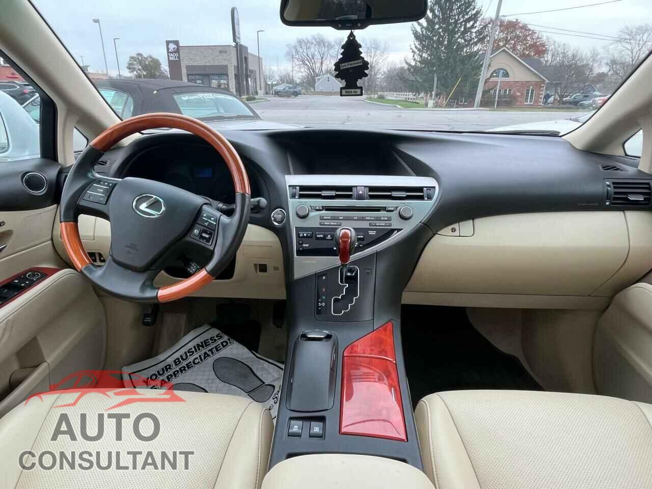 LEXUS RX350 2010 - 2T2BK1BA2AC019599