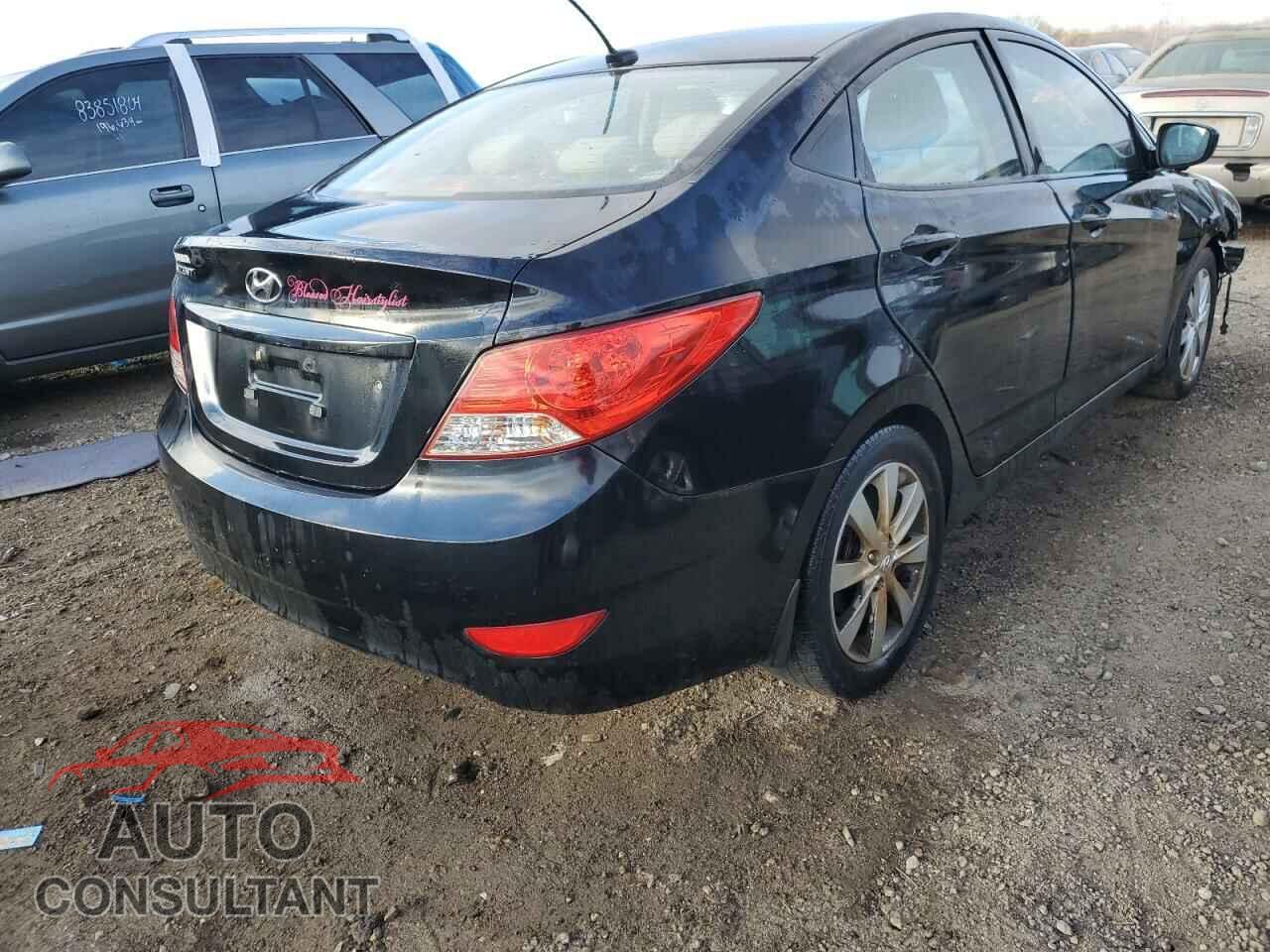 HYUNDAI ACCENT 2013 - KMHCU4AE7DU449639