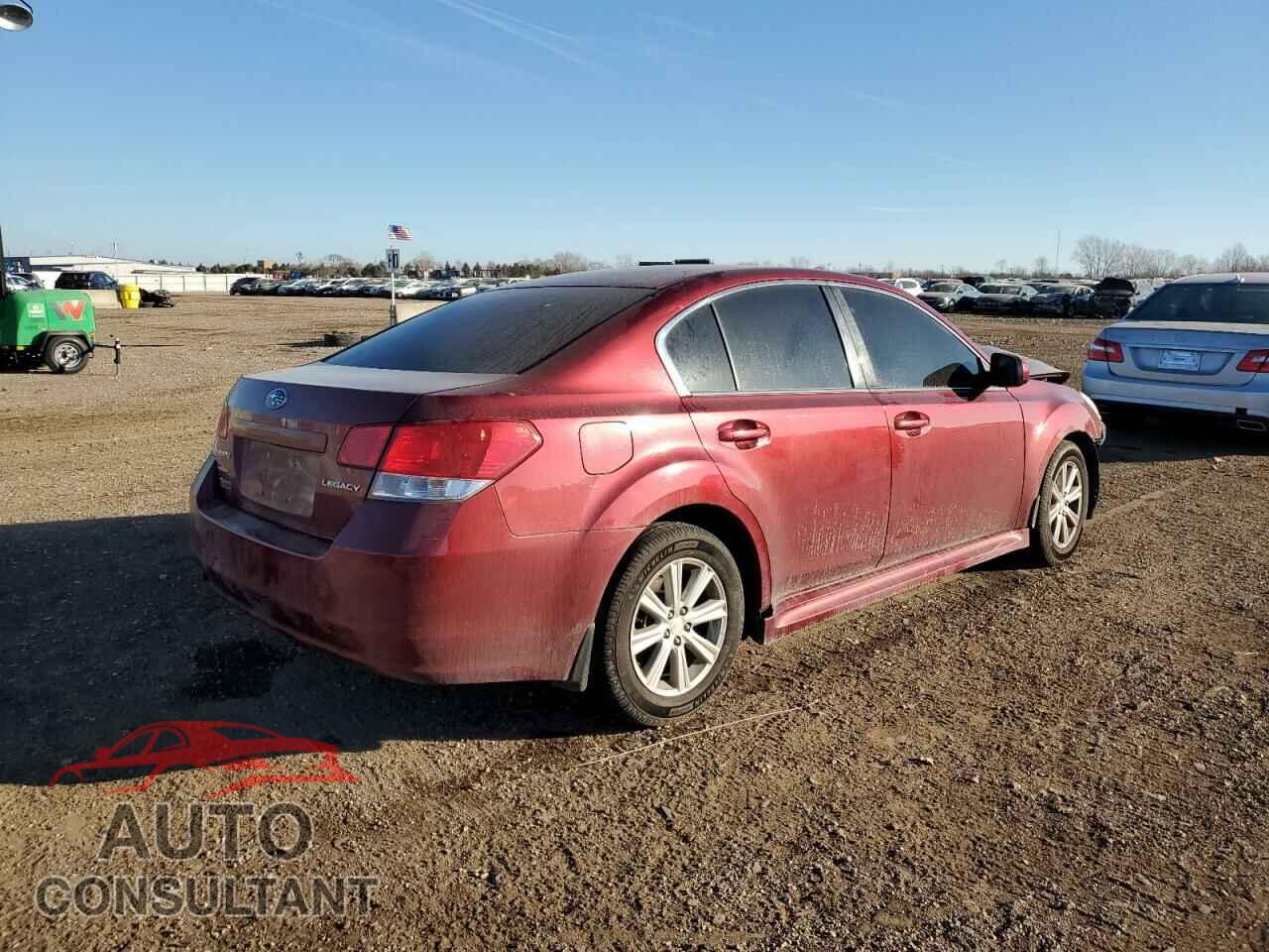 SUBARU LEGACY 2012 - 4S3BMCA66C3037980
