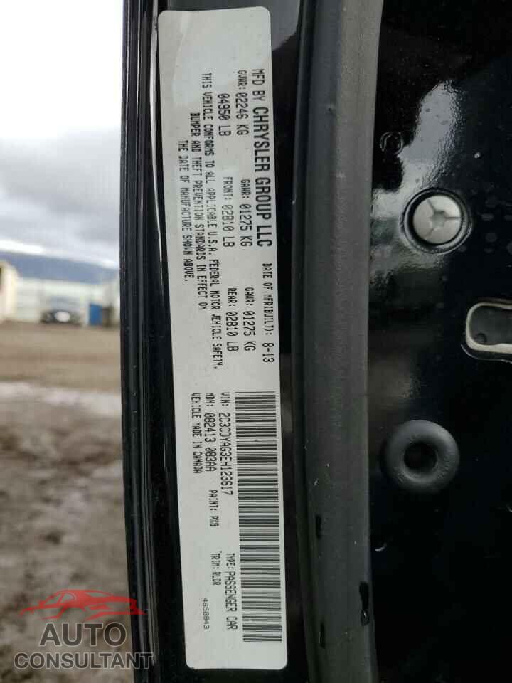 DODGE CHALLENGER 2014 - 2C3CDYAG3EH123617